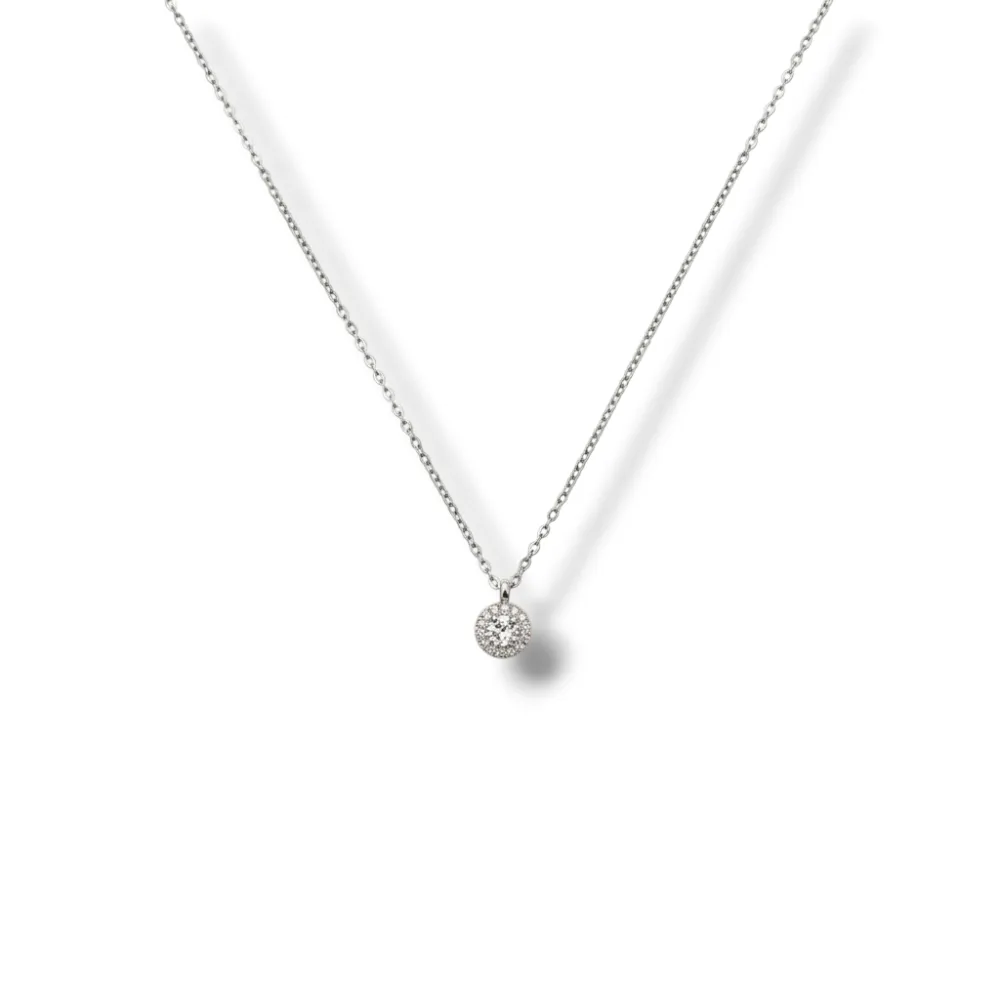 Punto Luce-Collana Corta in Acciaio - CAC-103-AA7452N