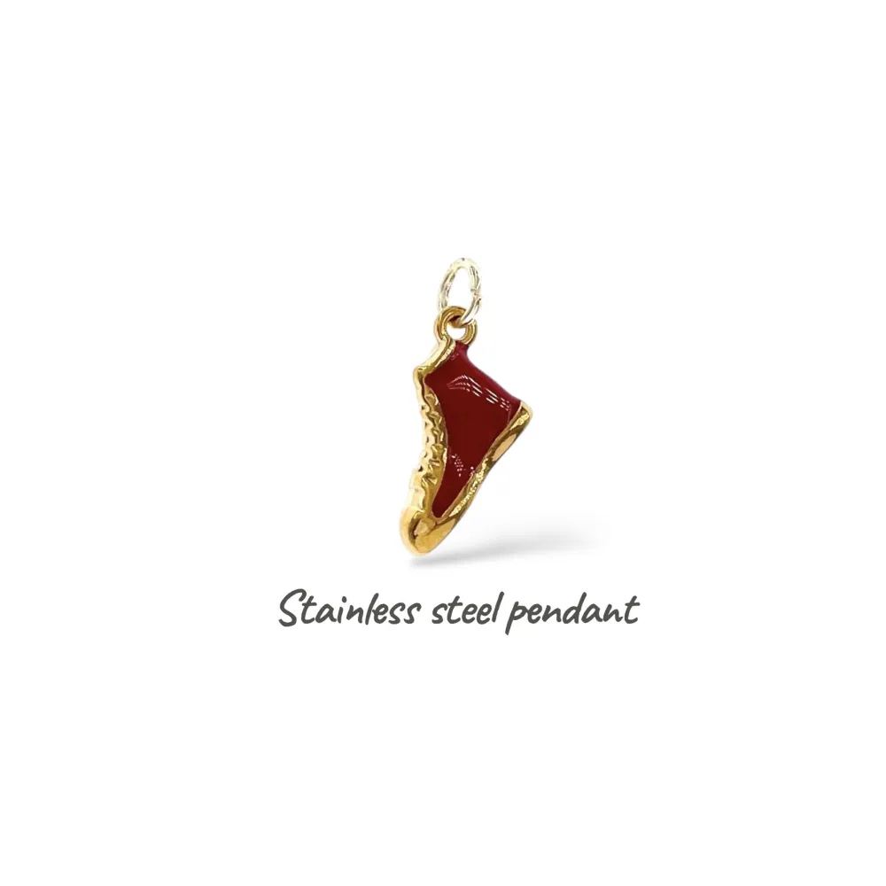 [DIY-413-22] Scarpa-Ciondolo/Charms in Acciaio - DIY-413-22