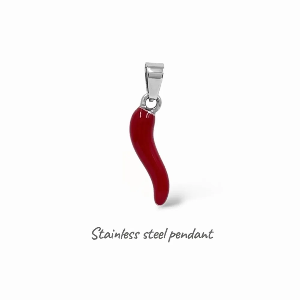 Cornino-Ciondolo/Charms in Acciaio - DIY-413-76