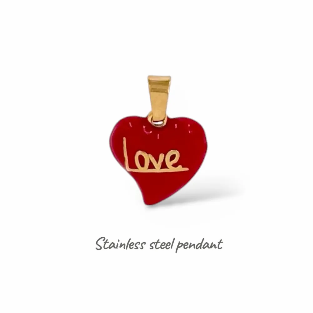 [DIY-413-83] Cuore-Ciondolo/Charms in Acciaio - DIY-413-83