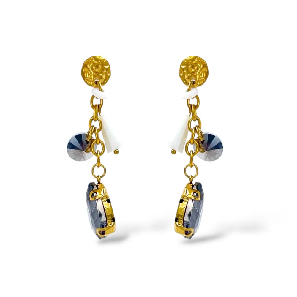 Cerchio, Rettangolo, Quadrato-Orecchini Moda Pendente  - OR-732-724