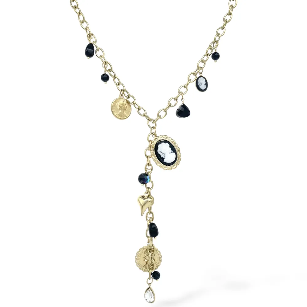Cameo-Collana corta in Acciaio - CL-794-138