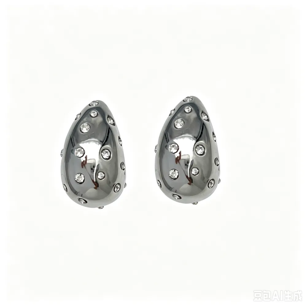 Goccia-Orecchini in Acciaio - OR-413-2625