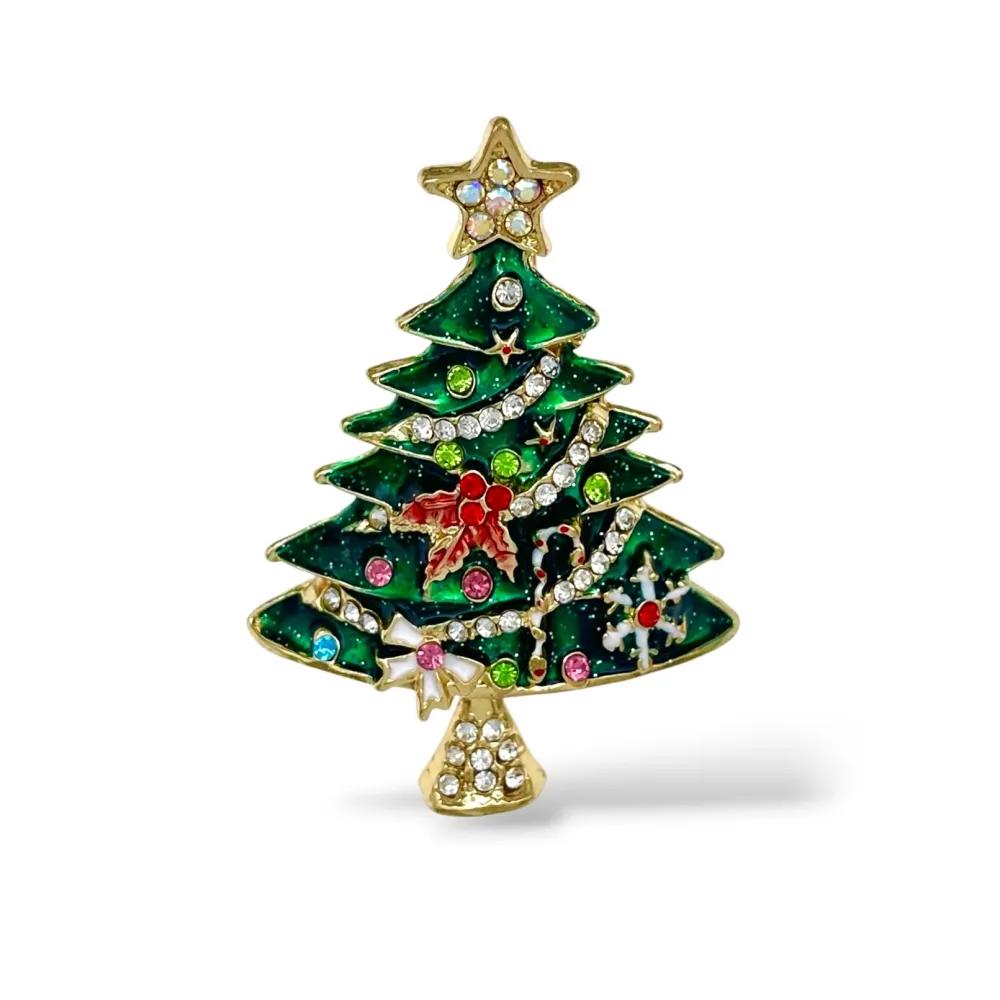 Albero Di Natale-Spilla di Natale in Resina - SPM-781-37
