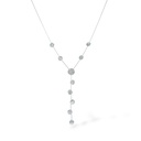 Tondo-Collana Corta a Y in Acciaio - CAC-103-AA7589N