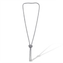 Nodo-Collana Lunga in Acciaio - CAL-759-48