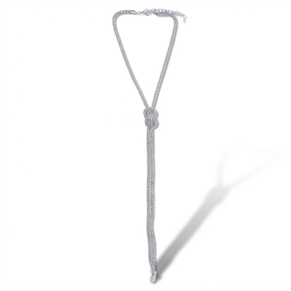Treccia-Collana Lunga in Acciaio - CAL-759-47