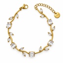 Rosa-Bracciale in Acciaio - BR-103-AA7793B