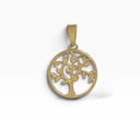 Albero Della Vita-Ciondolo/Charms in Acciaio - DIY-413-185