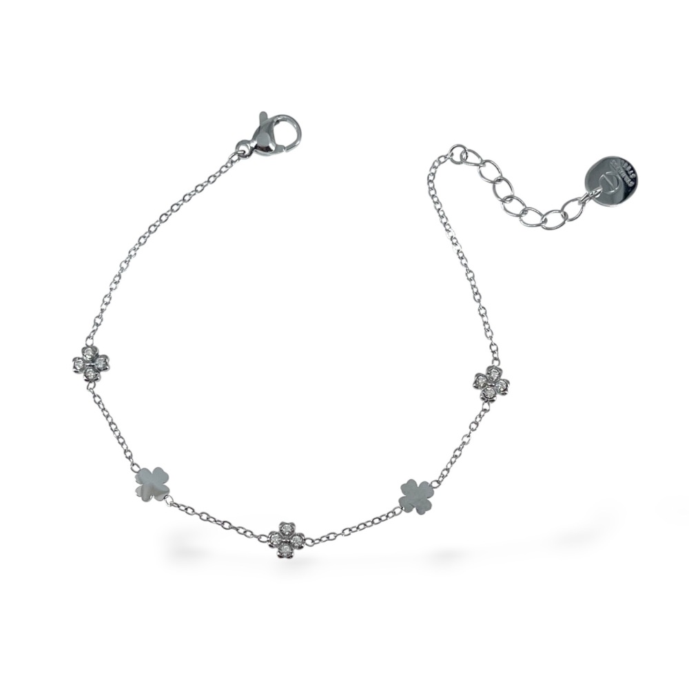 Quadrifoglio-Bracciale in Acciaio - BR-103-AA6808B