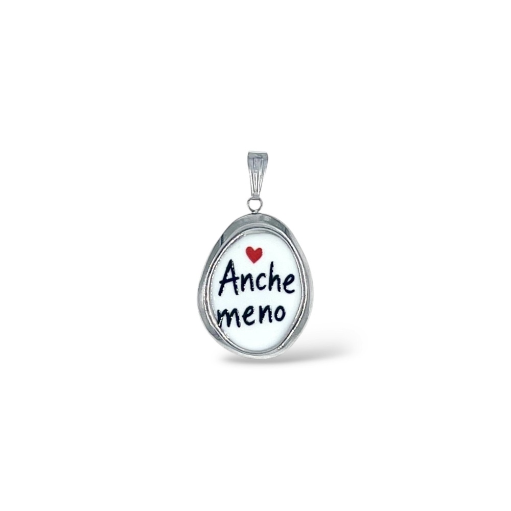 ❤️Anche Meno-Ciondolo/Charms in Acciaio - DIY-732-3