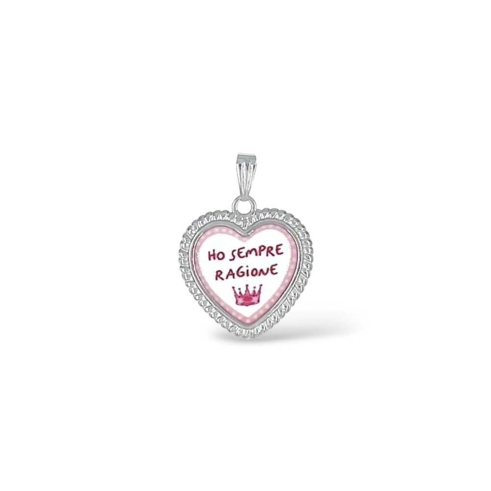 Ho Sempre Ragione-Ciondolo/Charms in Acciaio - DIY-732-1