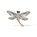 Libellula piccola-Spilla in Metallo e Strass - SP-312-389 piccola