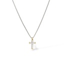 Croce -Collana Lunga da Uomo in Acciaio - CL-600-H421