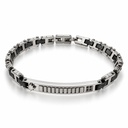 corda metallica Punto Luce -Bracciale Uomo in Acciaio - BR-775-101