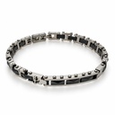 corda metallica Punto Luce -Bracciale Uomo in Acciaio - BR-775-99