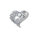 Cuore-Spilla con Zirconia - SP-506-516