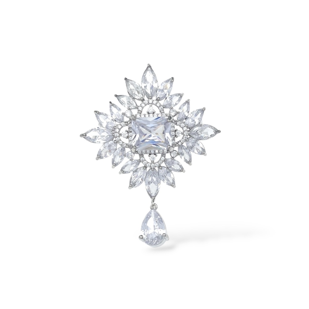 Fiore-Spilla con Zirconia - SP-506-515
