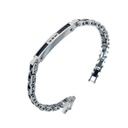 corda metallica Punto Luce -Bracciale Uomo in Acciaio - BR-775-107