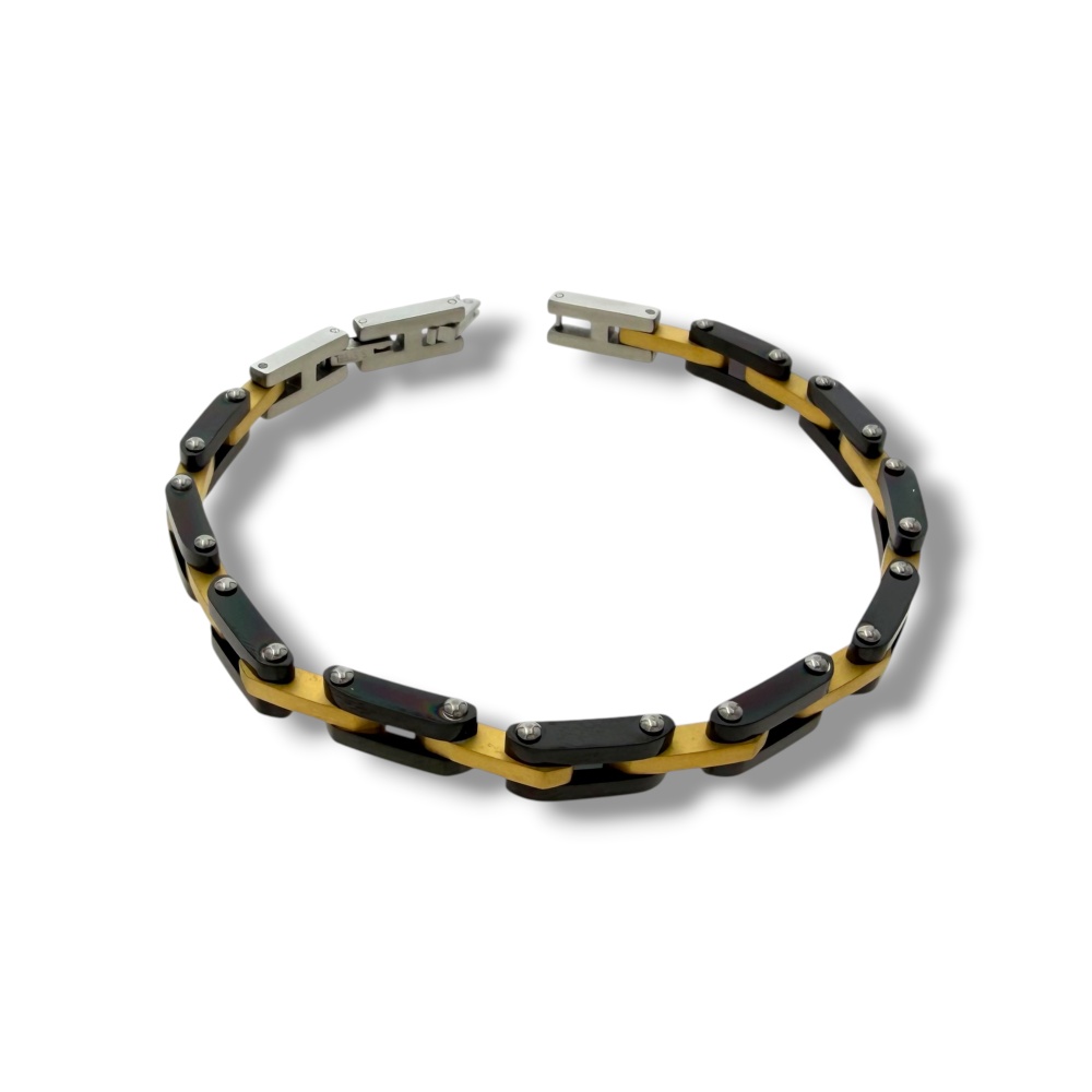 corda metallica Punto Luce -Bracciale Uomo in Acciaio - BR-775-104