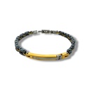 corda metallica Punto Luce -Bracciale Uomo in Acciaio - BR-775-106