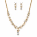 Set Collana-Orecchini Moda Per Sposa in Ottone - SET-321-3395