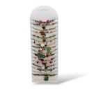 Natale -16pz Bracciali Elastici in Acciaio - BPA-794-186