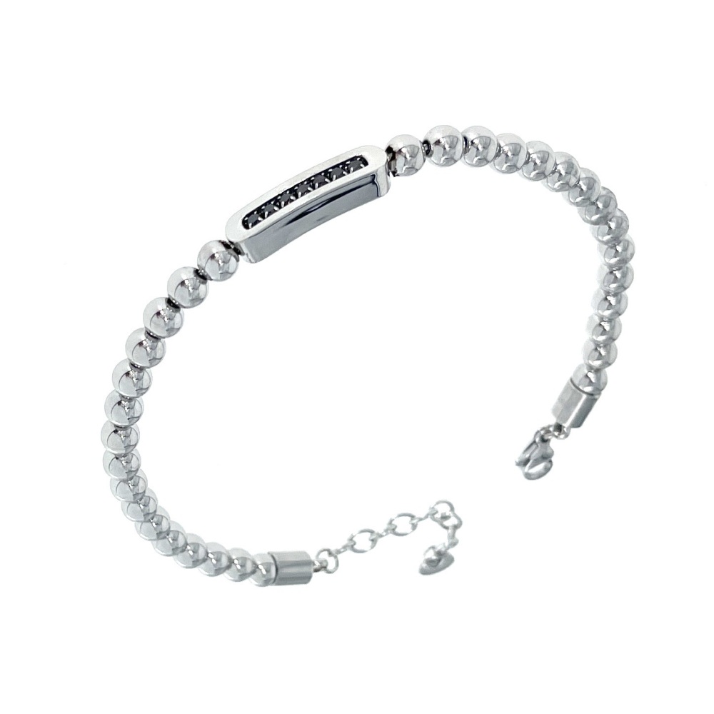 Semplice-Bracciale in Acciaio da Uomo - BAU-600-H15