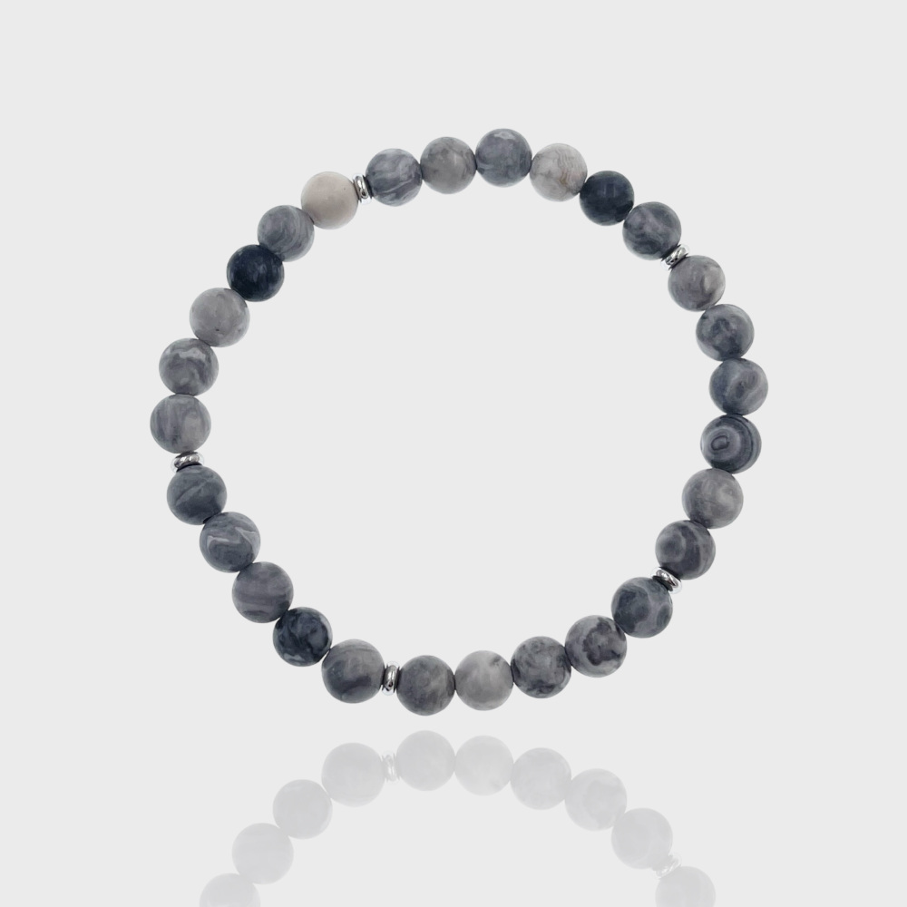 Semplice-Bracciale in Acciaio da Uomo - BAU-739-07