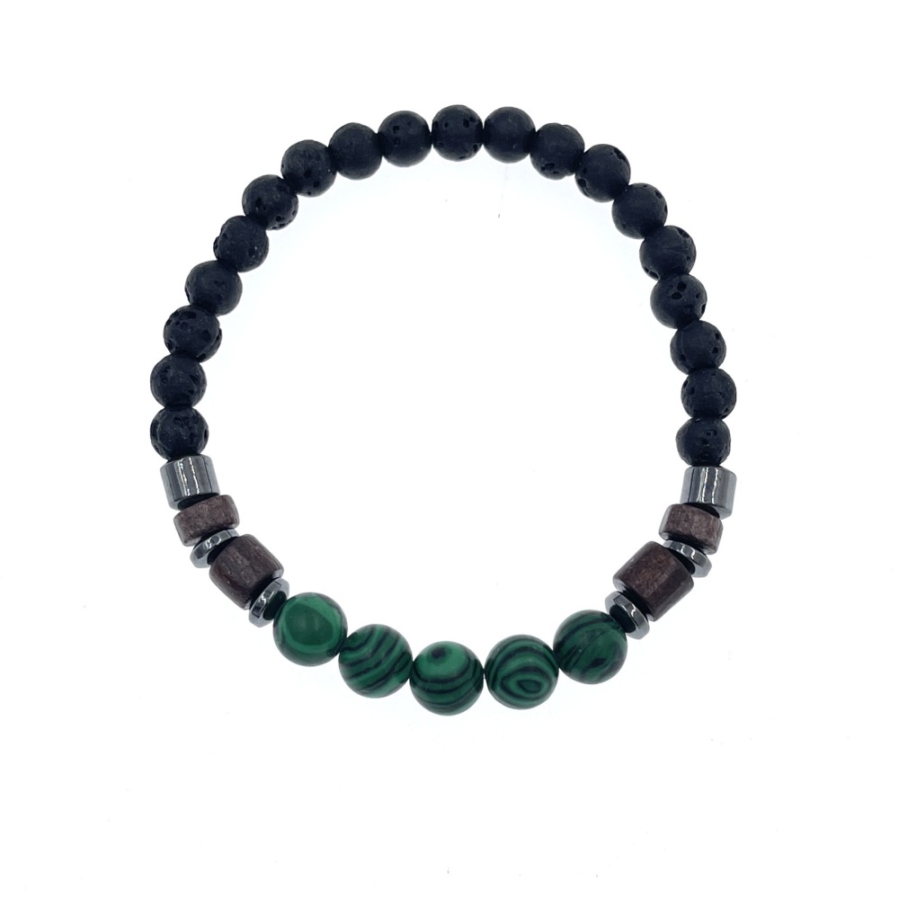 Semplice-Bracciale Elastico in Acciaio da Uomo - BAU-739-02