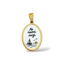 Ai Nuovi Inizi (Piccolo)-Ciondolo/Charms in Acciaio - DIY-732-14