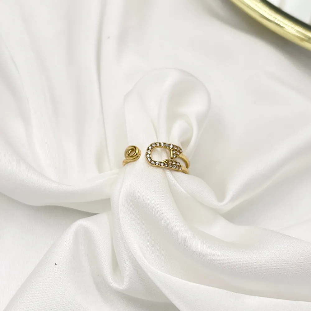 Spilla-Anello Regolabile in Acciaio - AAR-103-AA4230R