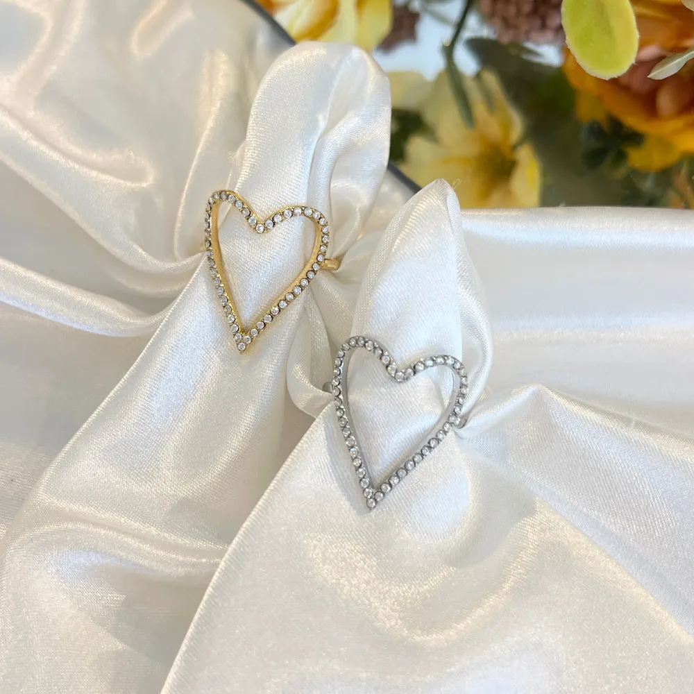 Cuore Vuoto-Anello Regolabile in Acciaio - AAR-103-AA5373R