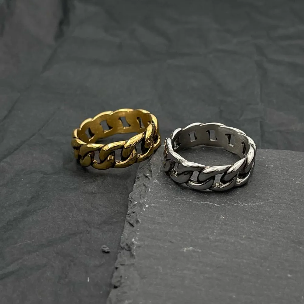 Catena-Anello in Acciaio con Misure - AAU-105-137