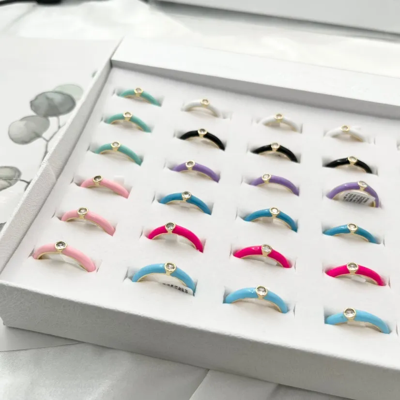 [AMR-426-42] Punto Luce-36Pz Anelli Smaltati Regolabili - AMR-426-42