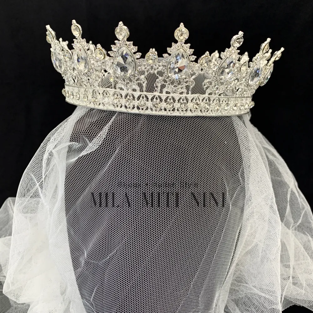 AXC0314-Corona Sposa- Acccessori per Capelli - AXC0314-Corona da Regina - Acccessori per Capelli