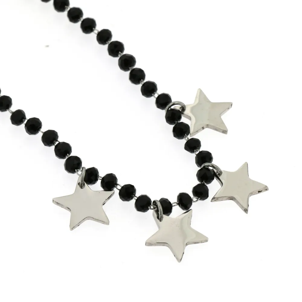 [BAC- 4 Stelline 5283 - Bracciale in Acciaio] BAC- 4 Stelline 5283 - Bracciale in Acciaio - BAC- 4 Stelline 5283 - Bracciale in Acciaio