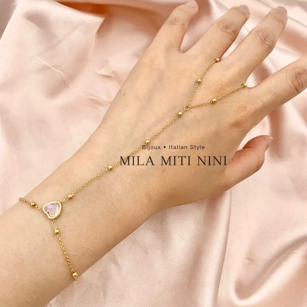 Cuore-Baciamano in Acciaio - BAC-103-389B