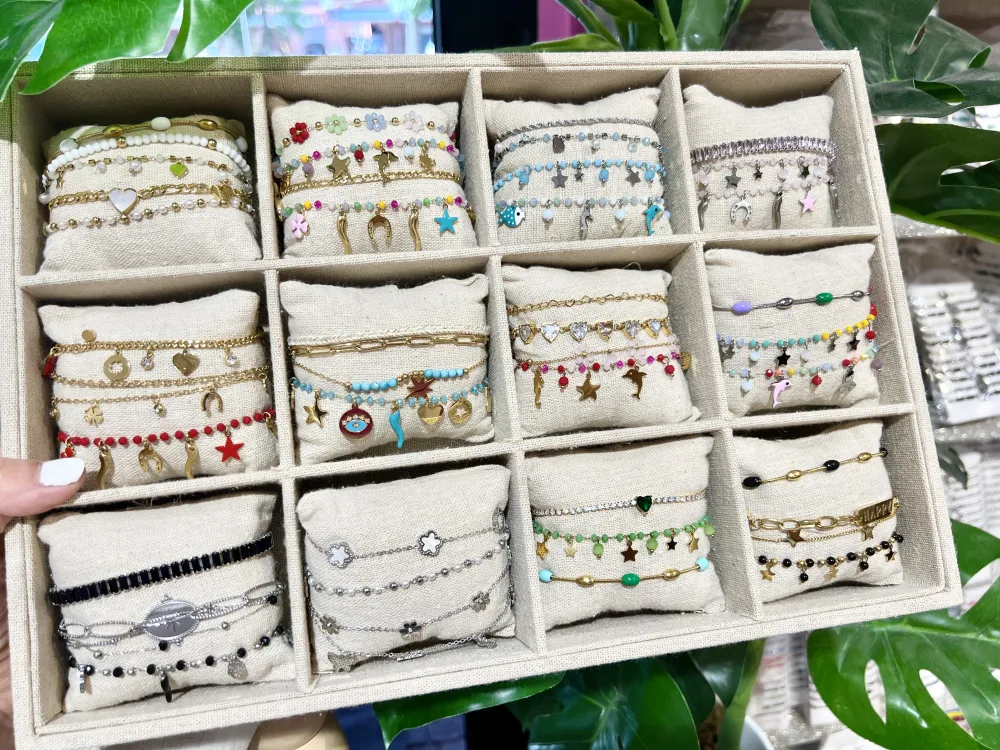 Cornino Occhio Mezzaluna-Bracciale in Acciaio con Chiusura - BAC-103-AA158B