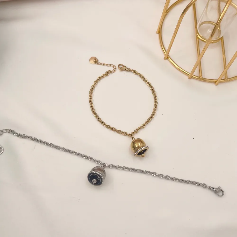 Campanello-Bracciale in Acciaio - BAC-103-AA2357B