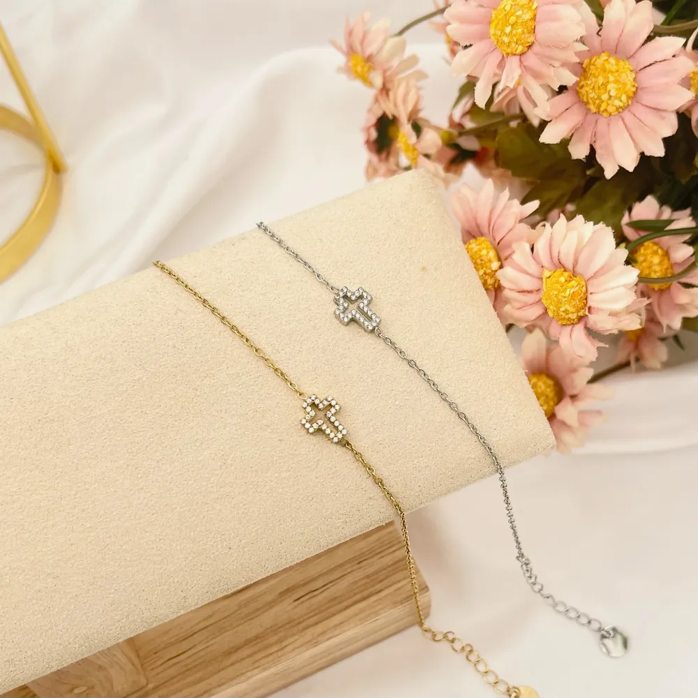 Croce-Bracciale in Acciaio EMANA - BAC-103-AA2833B