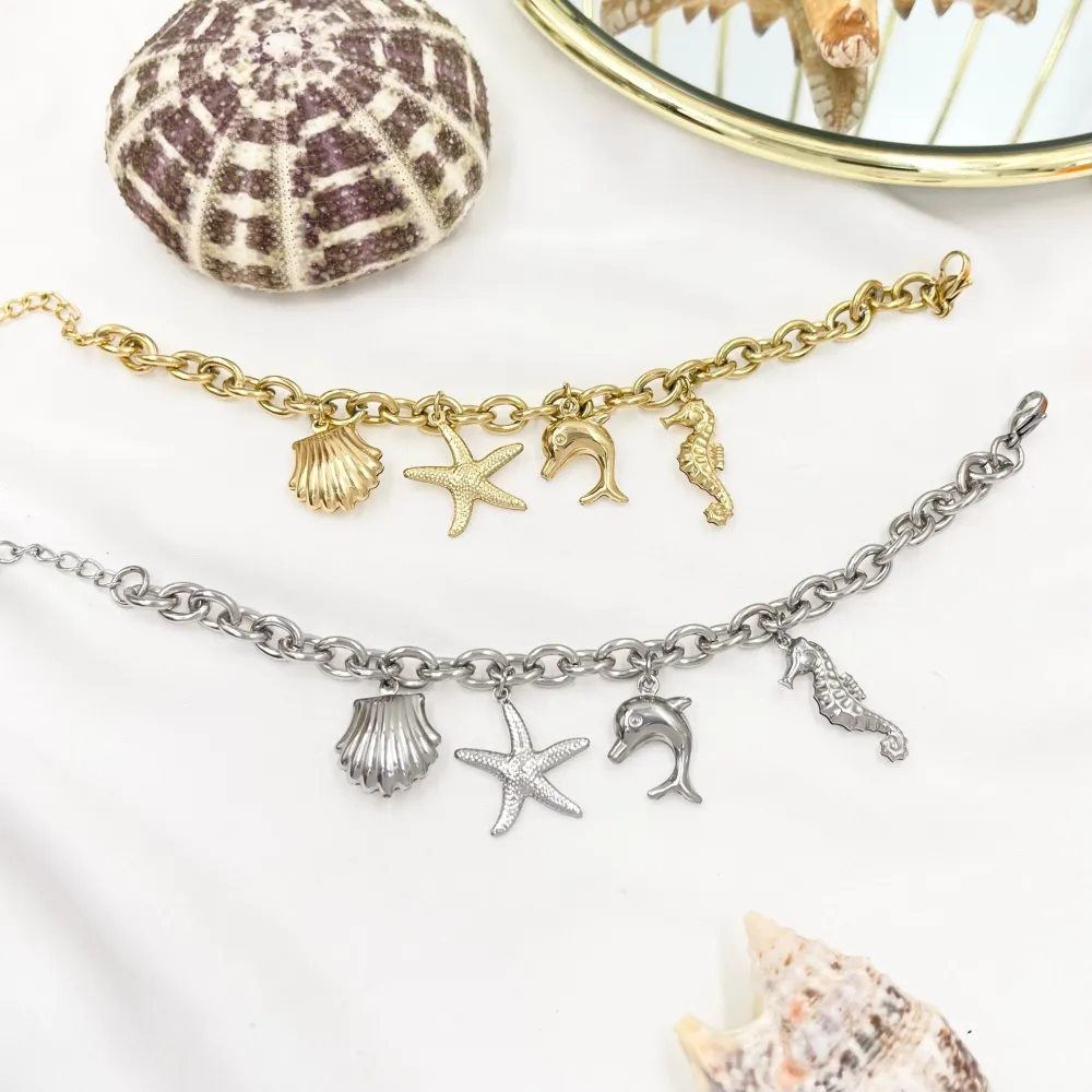 Mare-Bracciale in Acciaio con Chiusura - BAC-103-AA3394B