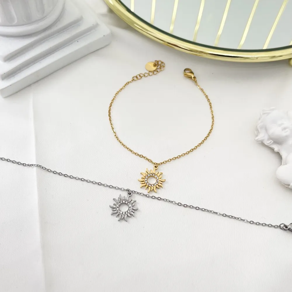 Sole-Bracciale in Acciaio con Chiusura - BAC-103-AA3483B