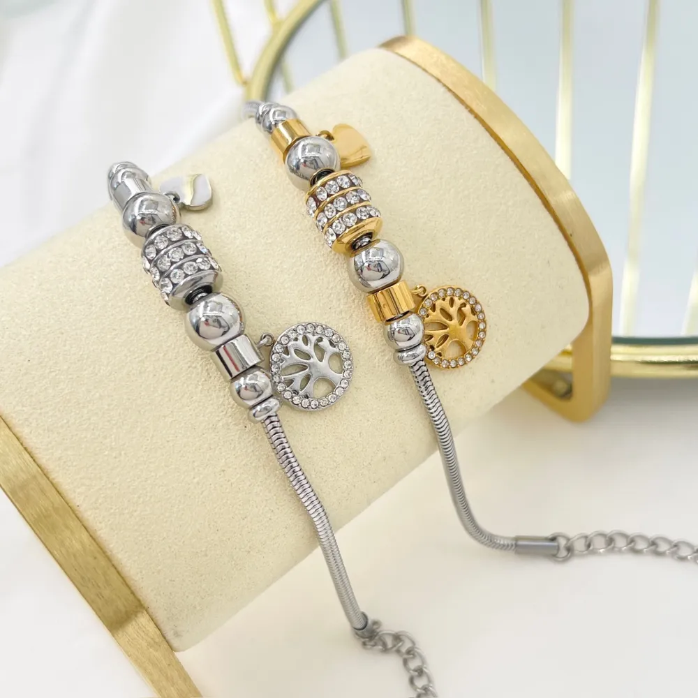 Charmes Albero della Vita-Bracciale in Acciaio - BAC-103-AA3636B