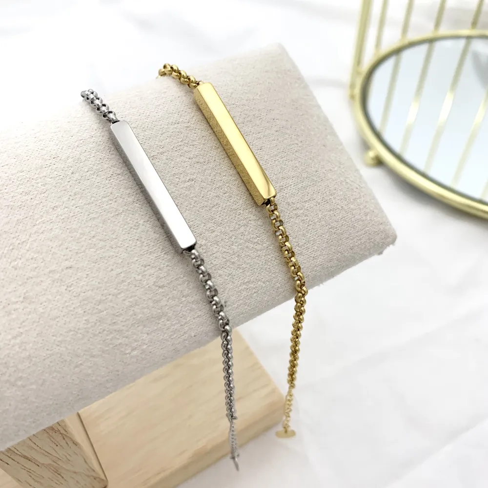 Target-Bracciale in Accciaio - BAC-103-AA3882B