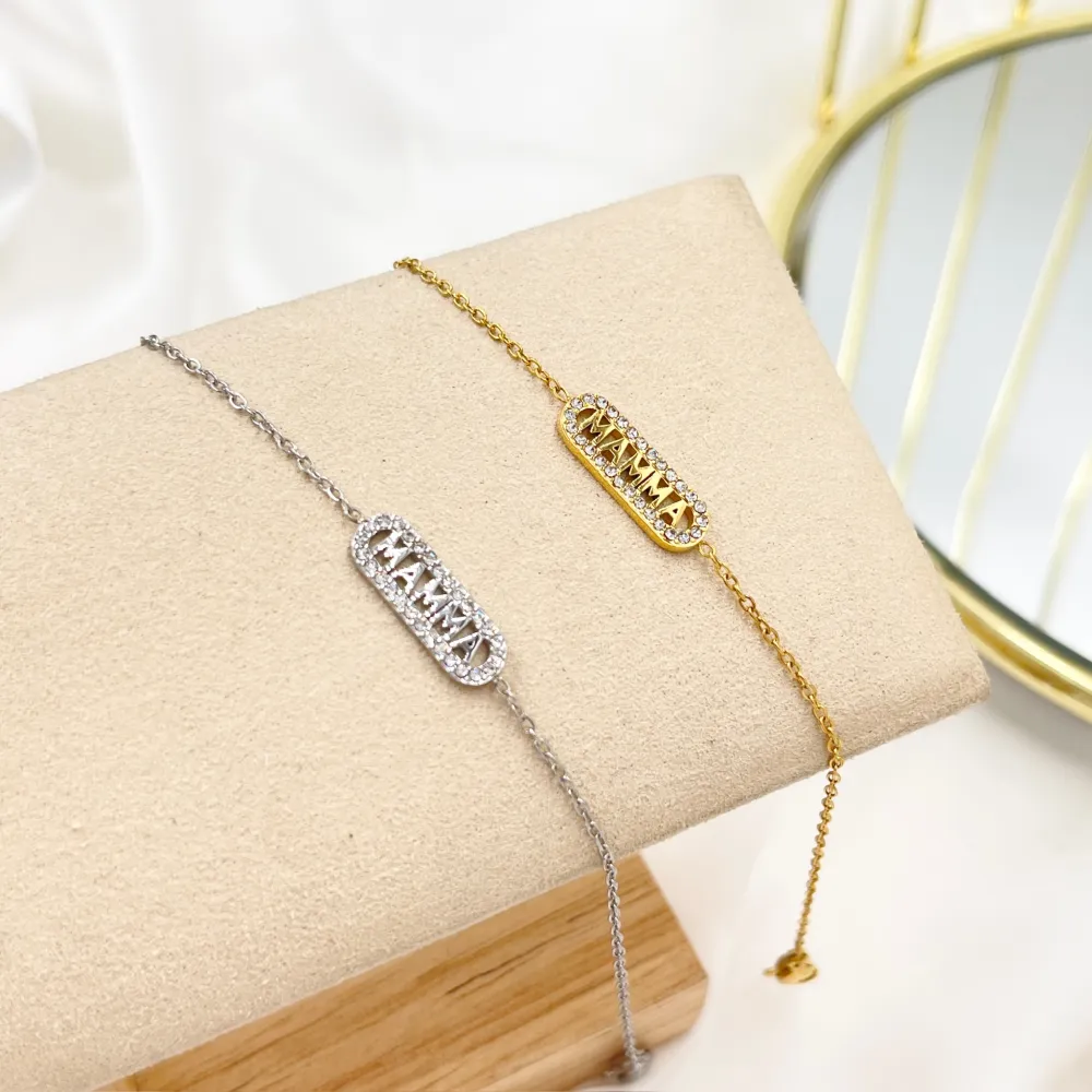 Mamma-Bracciale in Acciaio - BAC-103-AA4369N