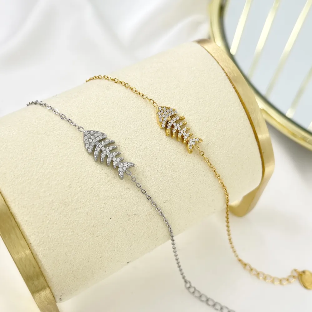 Lisca Pesce-Bracciale in Acciaio - BR-103-AA5092B (Argento)