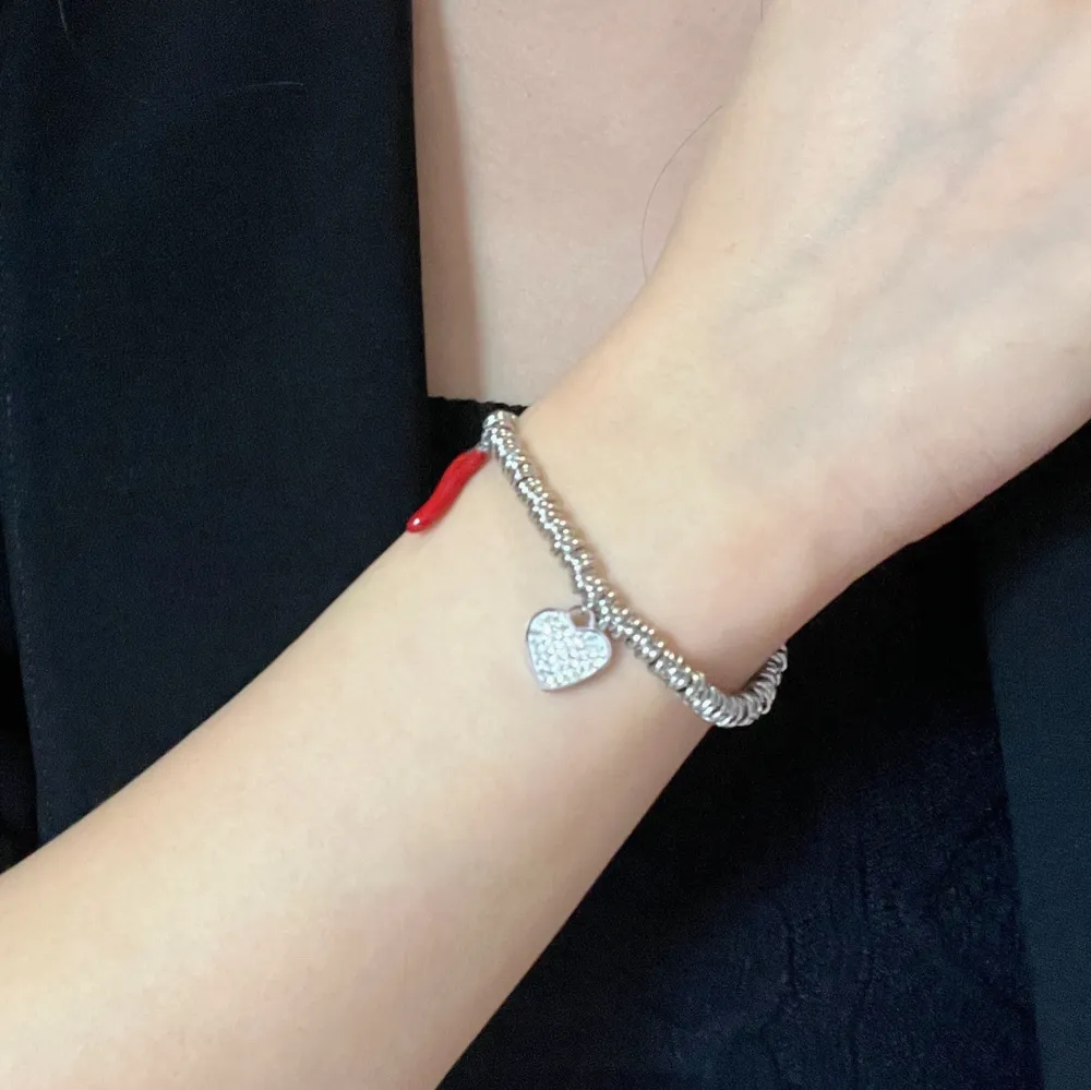 Anellini Cornino-Bracciale in Acciaio con Chiusura - BAC-413-1213