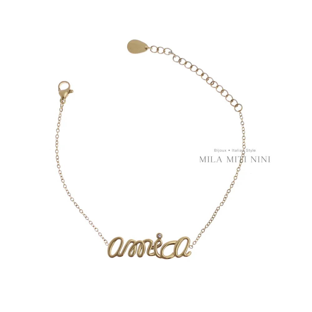 Amica-Bracciale in Acciaio con Chiusura - BAC-413-1345