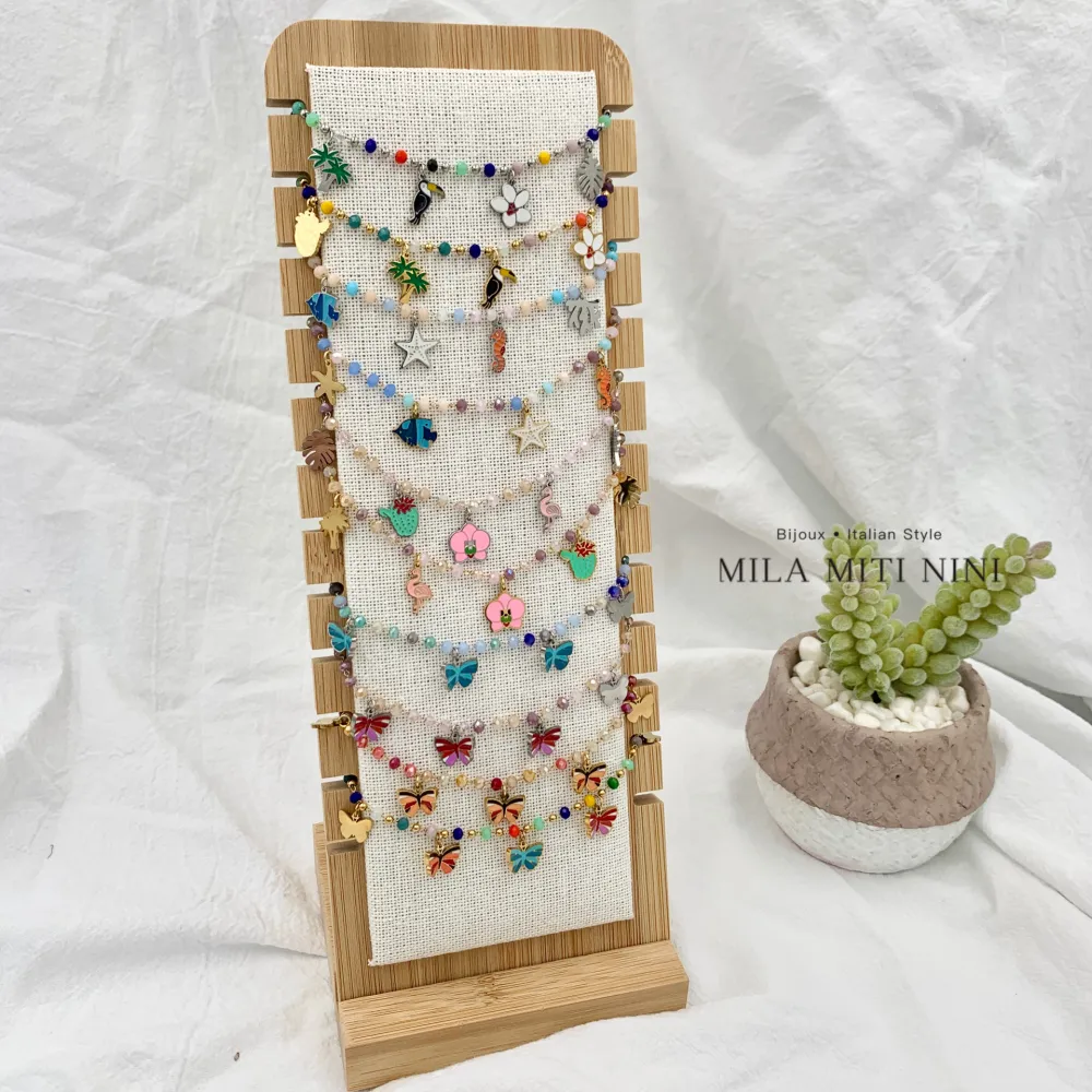 Farfalla Smaltata-Bracciale in Acciaio con Chiusura - BAC-413-1821